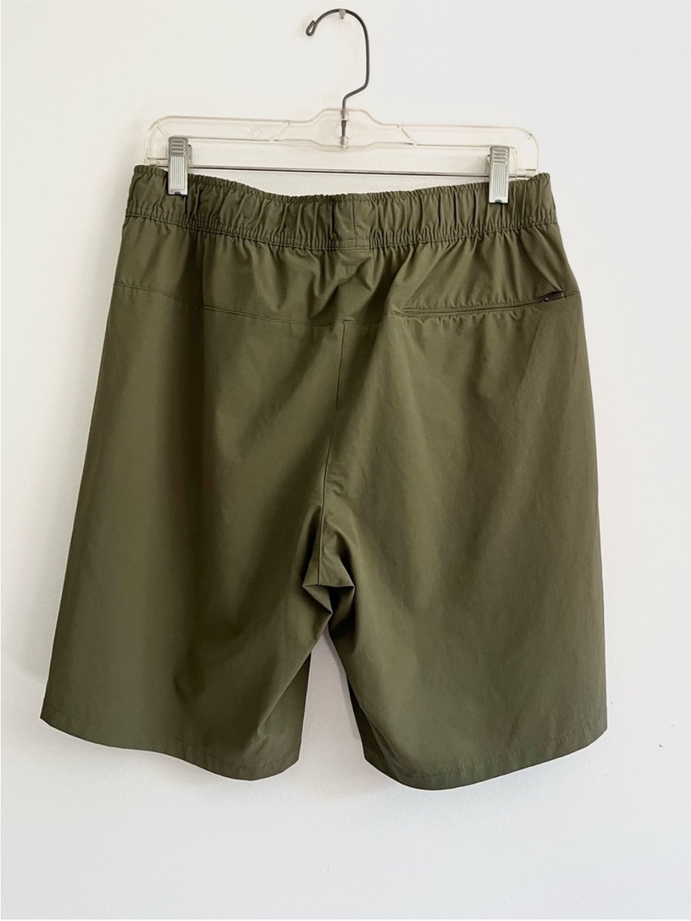 tek gear Men’s Olive Green Athletic Shorts Elastic Waist Breathable Outdoor Sz M - Picture 6 of 6